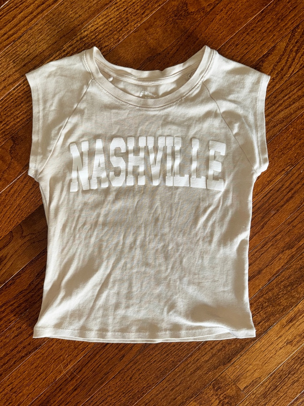 Art Class Girls Nashville Graphic Sleeveless Tee Tan XL 14